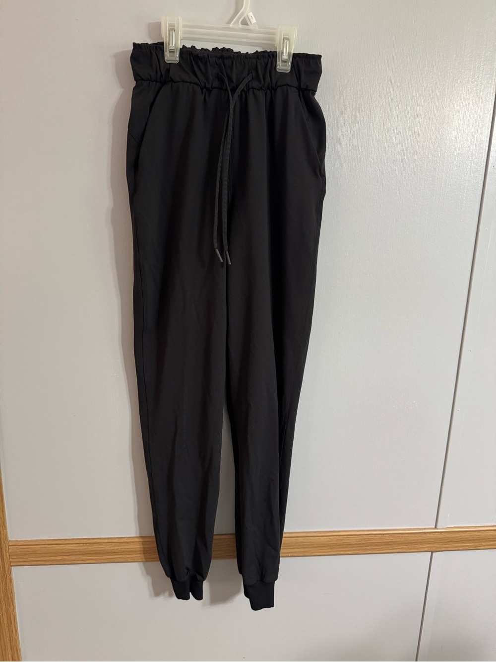 Lululemon Activewear Running Black Drawstring Joggers Size 0